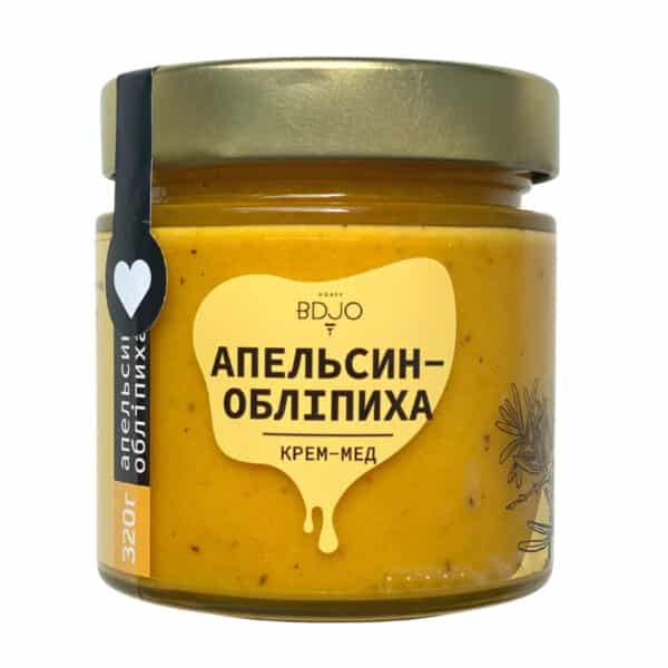 Крем-мёд "Апельсин-Облепиха" 320г